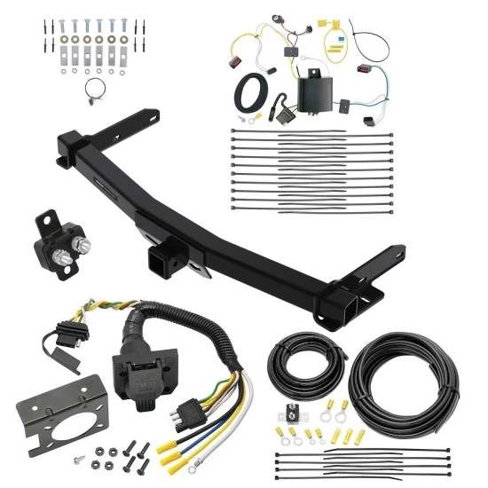 Trailer Hitch w/ 7-Way RV Wiring For 14-21 Jeep Grand Cherokee 2022 WK Old Body Style Class 4 2" Receiver Reese
