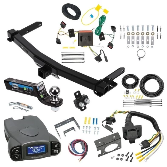 84432 85343 20506 7012a 85775 7080500 90195 Reese Class 4 7.5K Trailer Hitch Tow Package Prodigy P3 Brake Control 11-13 Dodge Durango 7-Way RV Wiring 2" Drop Mount 2" Ball 2" Receiver Reese Tekonsha 11 12 13 2011 2012 2013 Class 4 7.5K Trailer Hitch Tow Package Prodigy P3 Brake Control For 11-13 Dodge Durango w/ 7-Way RV Wiring 2" Drop Mount 2" Ball 2" Receiver Reese Tekonsha