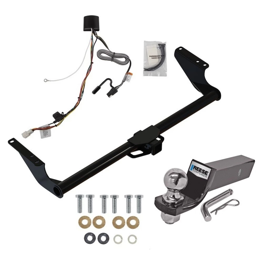 Tow Package For 21-27 Toyota Sienna All Models Trailer Hitch w/ Wiring 2" Drop Mount 2" Ball 2" Receiver Reese
