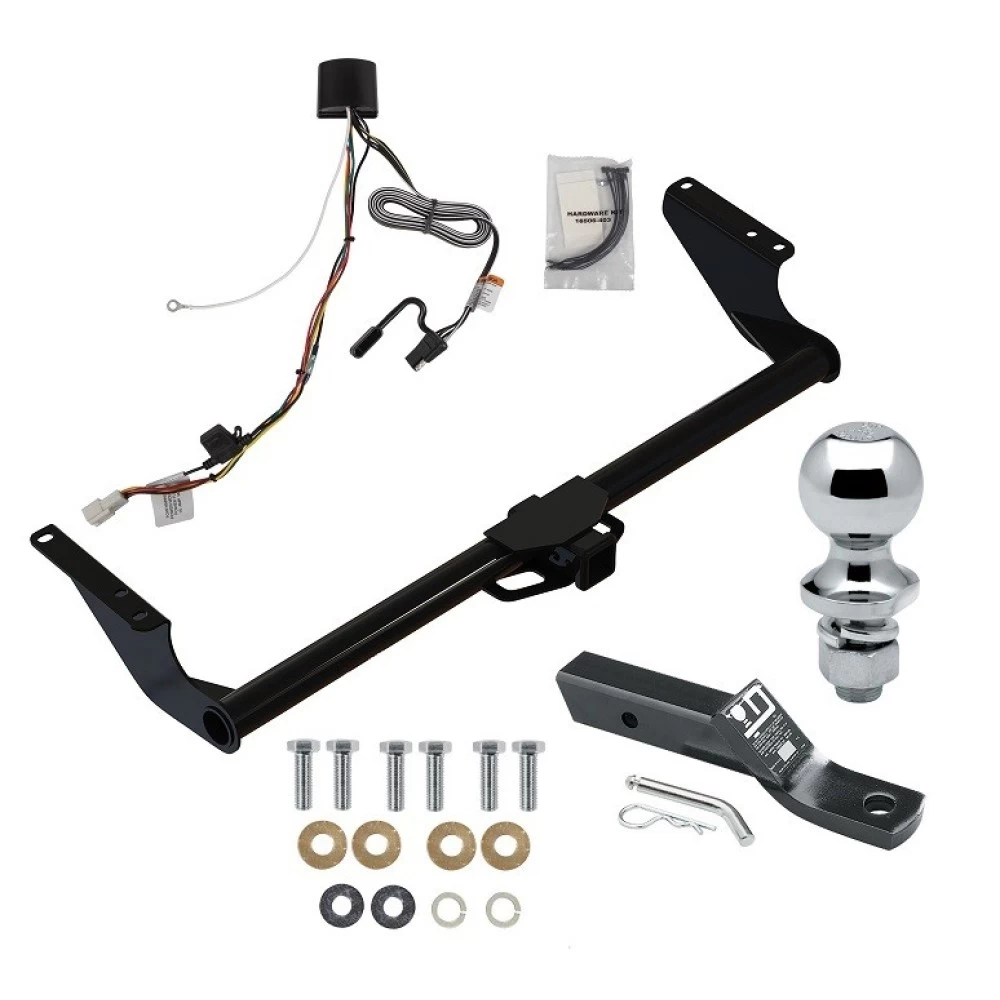 Custom Fit Trailer Hitch Wiring Harness (Plug & Play) 2" Drop Ball-Mount w/ Pin/Clip 1-7/8" Chrome Ball Installation Hardware Installation Instructions 84438 118824 23 63816 Reese Trailer Tow Hitch 21-23 Toyota Sienna 2" Receiver Compl Reese Trailer Tow Hitch For 21-24 Toyota Sienna 2" Receiver Complete Package w/ Wiring and 1-7/8" Ball
