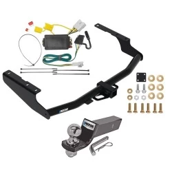 Tow Package For 14-19 Toyota Highlander Trailer Hitch w/ Wiring 2" Drop Mount 2" Ball 2" Receiver Reese