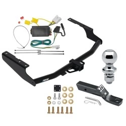 Reese Trailer Tow Hitch For 14-19 Toyota Highlander w/ Wiring Harness Kit and 1-7/8" Ball