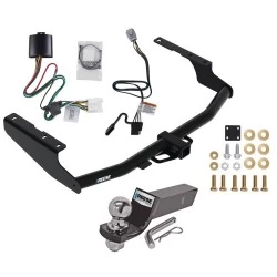 Tow Package For 20-26 Toyota Highlander Trailer Hitch w/ Wiring 2" Drop Mount 2" Ball 2" Receiver Reese