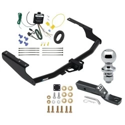 Reese Trailer Tow Hitch For 18-22 Lexus RX350L w/o Factory Tow PKG Complete Package w/ Wiring Harness Kit and 1-7/8" Ball