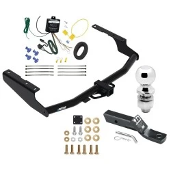Reese Trailer Tow Hitch For 18-22 Lexus RX350L w/o Factory Tow PKG 2" Receiver w/ Wiring Harness Kit and 2" Ball