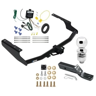 Reese Trailer Tow Hitch For 18-22 Lexus RX350L w/o Factory Tow PKG 2" Receiver w/ Wiring Harness Kit and 2" Ball