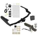 Reese Trailer Tow Hitch For 18-22 Lexus RX350L w/o Factory Tow PKG Deluxe Package Wiring 2" Ball Mount and Lock