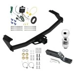 Custom Fit Trailer Hitch Wiring Harness (Requires Splicing) 2" Drop Ball-Mount w/ Pin/Clip 2" Chrome Ball Installation Hardware Installation Instructions 84473 119148 23 63845 Reese Trailer Tow Hitch 21-22 Mercedes-Benz GLA250 Complete Package Reese Trailer Tow Hitch For 21-24 Mercedes-Benz GLA250 Complete Package w/ Wiring and 2" Ball