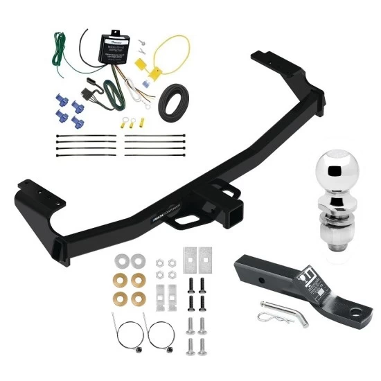 Custom Fit Trailer Hitch Wiring Harness (Requires Splicing) 2" Drop Ball-Mount w/ Pin/Clip 2" Chrome Ball Installation Hardware Installation Instructions 84473 119148 23 63845 Reese Trailer Tow Hitch 21-22 Mercedes-Benz GLA250 Complete Package Reese Trailer Tow Hitch For 21-24 Mercedes-Benz GLA250 Complete Package w/ Wiring and 2" Ball