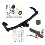 Reese Trailer Tow Hitch For 21-26 Mercedes GLA250 All Models Deluxe Package Wiring 2" Ball Mount and Lock