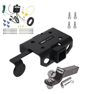Custom Fit Trailer Hitch Wiring Harness (Requires Splicing) 2" Drop Ball-Mount w/ Pin/Clip 2" Chrome Ball Installation Hardware Installation Instructions 84477 119148 21536 Reese Towpower Trailer Tow Hitch 10-22 Volkswagen Amarok Complete Packa Reese Trailer Tow Hitch For 10-22 Volkswagen Amarok Complete Package w/ Wiring and 2" Ball