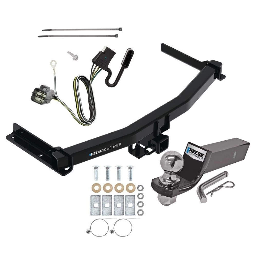 Reese Trailer Tow Hitch For 20-26 Cadillac XT6 All Models Complete Package w/ Wiring and 2" Ball