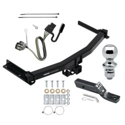 Reese Trailer Tow Hitch For 20-26 Cadillac XT6 All Models Class 3 2" Receiver Complete Package w/ Wiring and 1-7/8" Ball