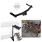 Trailer Hitch w/ 4 Bike Rack For 20-26 Cadillac XT6 Approved for Recreational & Offroad Use Carrier for Adult Woman or Child Bicycles Foldable