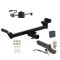 Reese Trailer Tow Hitch For 22-24 Hyundai Tucson Except N Line 25-27 XRT Models Deluxe Package Wiring 2" Ball Mount and Lock