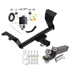 Reese Trailer Tow Hitch For 18-24 Nissan Kicks All Models Complete Package w/ Wiring and 2" Ball
