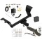 Reese Trailer Tow Hitch For 18-24 Nissan Kicks Deluxe Package Wiring 2" Ball Mount and Lock