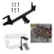 Trailer Hitch w/ 4 Bike Rack For 21-23 Volkswagen ID.4 Approved for Recreational & Offroad Use Carrier for Adult Woman or Child Bicycles Foldable