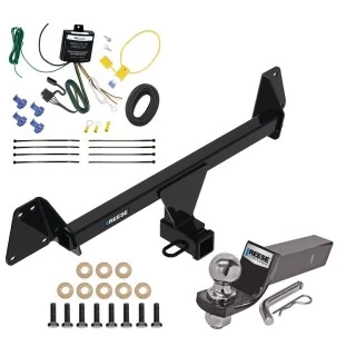 Custom Fit Trailer Hitch Wiring Harness (Requires Splicing) 2" Drop Ball-Mount w/ Pin/Clip 2" Chrome Ball Installation Hardware Installation Instructions 84553 119148 21536 Reese Towpower Trailer Tow Hitch 22-23 Toyota Corolla Cross w/LED Taill Reese Trailer Tow Hitch For 22-23 Toyota Corolla Cross w/LED Taillights Complete Package w/ Wiring and 2" Ball