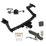 Reese Trailer Tow Hitch For 22-27 Hyundai Santa Cruz All Models Deluxe Package Wiring 2" Ball Mount and Lock