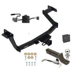 Reese Trailer Tow Hitch For 22-27 Hyundai Santa Cruz All Models Deluxe Package Wiring 2" Ball Mount and Lock