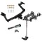 For 2022-2024 Hyundai Santa Cruz Trailer Hitch Tow PKG w/ 4 Bike Carrier Rack + Hitch Lock By Reese Towpower