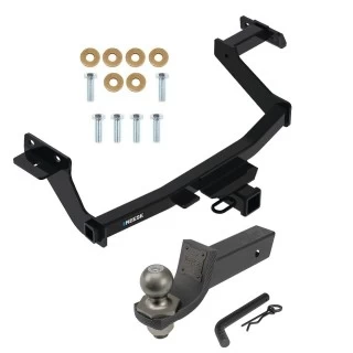 For 2022-2024 Hyundai Santa Cruz Trailer Hitch Tow PKG + Interlock Tactical Starter Kit w/ 2" Drop & 2" Ball By Reese Towpower