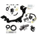 Reese Complete Trailer Hitch Tow Package w/ 7-Way For 22-23 Ford Maverick All Styles 2" Receiver RV Wiring 2" Drop 2" Ball Class 3