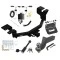 Reese Tactical Trailer Hitch Tow Package For 22-23 Ford Maverick w/ Wiring Kit Matte Black 3-1/4" Drop 2" Ball w/ Lock 4-Flat Bracket 2" Receiver Class 3