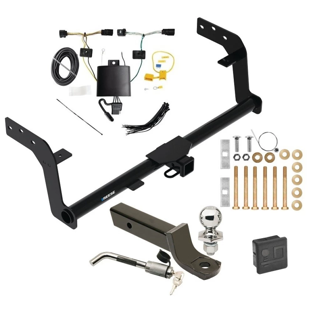 Reese Trailer Tow Hitch For 22-27 Genesis GV70 All Models Deluxe Package Wiring 2" Ball Mount and Lock