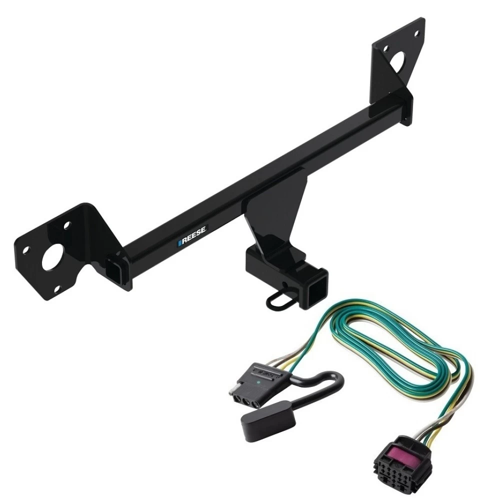 For 2021-2023 Chevrolet Trailblazer Trailer Hitch Tow PKG w/ 4-Flat Wiring Harness (For w/Active Towplug Models) By Reese Towpower