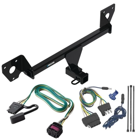 For 2021-2023 Chevrolet Trailblazer Trailer Hitch Tow PKG w/ 5-Flat Wiring Harness (For w/Active Towplug Models) By Reese Towpower
