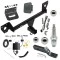 For 2021-2023 Chevrolet Trailblazer Trailer Hitch Tow PKG w/ 4-Flat Wiring + Ball Mount w/ 2" Drop + Interchangeable Ball 1-7/8" & 2" & 2-5/16" + Wiring Bracket + Dual Hitch & Coupler Locks + Hitch Cover (Excludes: w/LED Ta