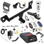 For 2021-2023 Chevrolet Trailblazer Trailer Hitch Tow PKG w/ Pro Series POD Brake Control + Generic BC Wiring Adapter + 7-Way RV Wiring + 2" & 2-5/16" Ball & Drop Mount (Excludes: w/LED Taillights Models) By Reese Towpower