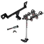 For 2020-2023 Buick Encore GX Trailer Hitch kit by: Reese For 2020-2023 Buick Encore GX Trailer Hitch Tow PKG w/ 4 Bike Carrier Rack + Hitch Lock (For Essence w/Active Towplug Models) By Reese Towpower