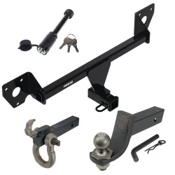 For 2020-2024 Buick Encore GX Trailer Hitch Tow PKG + Interlock Tactical Starter Kit w/ 3-1/4" Drop & 2" Ball + Tactical Hook & Shackle Mount + Tactical Dogbone Lock (For Essence w/Active Towplug Models) By Reese Towpower