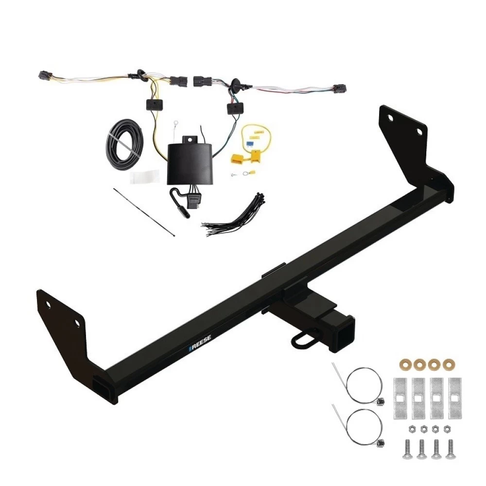 Custom Fit Trailer Hitch Wiring Harness (Plug & Play) Installation Hardware Installation Instructions 84587 118828 Reese Towpower Trailer Tow Hitch 21-23 KIA Seltos Plug & Play Wiring Kit Class 3 2" Receiver 21 22 23 2021 2022 2023 Reese Trailer Tow Hitch For 21-24 KIA Seltos w/ Plug & Play Wiring Kit Class 3 2" Receiver