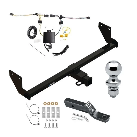 Reese Trailer Tow Hitch For 21-26 KIA Seltos All Models Class 3 2" Receiver Complete Package w/ Wiring and 1-7/8" Ball