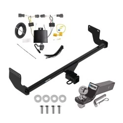 Reese Trailer Tow Hitch For 20-25 KIA Soul w/o LED Taillights Exc center exhaust Complete Package w/ Wiring and 2" Ball