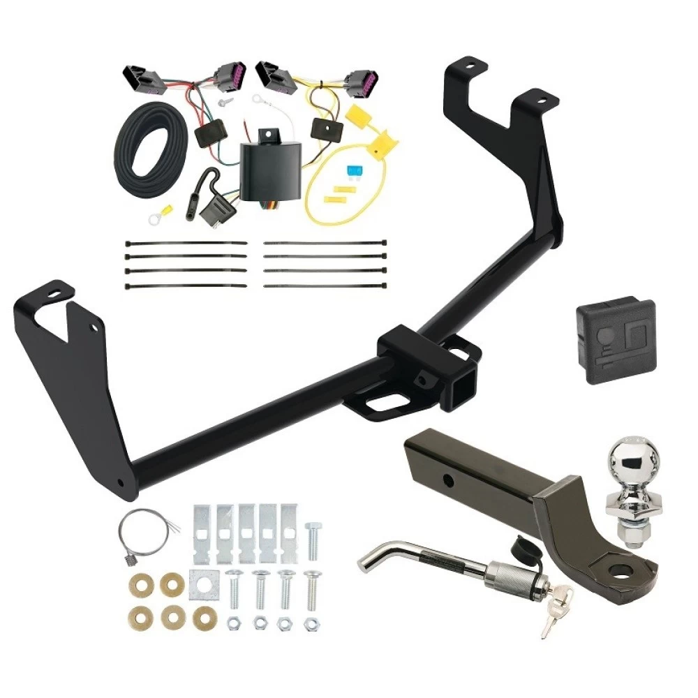 Custom Fit Trailer Hitch Wiring Harness (Plug & Play) 2" Drop Ball-Mount w/ Locking Pin/Clip 2" Chrome BallRubber Hitch Plug Cover Installation Hardware Installation Instructions 84593 118588 7005111 7010 Reese Trailer Tow Hitch 13-16 Buick Reese Trailer Tow Hitch For 13-16 Buick Encore w/ Wiring 2" Ball Mount + Lock Class 3