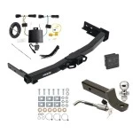 Reese Trailer Tow Hitch For 22-24 Jeep Grand Cherokee 21-24 L Deluxe Package Wiring 2" Ball Mount and Lock