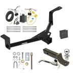 Custom Fit Trailer Hitch Wiring Harness (Plug & Play) 2" Drop Ball-Mount w/ Locking Pin/Clip 2" Chrome Ball Rubber Hitch Plug Cover Installation Hardware Installation Instructions 84601 118673 7005111 7010 Reese Trailer Tow Hitch 16-22 Hond Reese Trailer Tow Hitch For 16-22 Honda HR-V Deluxe Package Wiring 2" Ball Mount and Lock