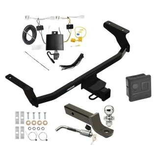 Custom Fit Trailer Hitch Wiring Harness (Plug & Play) 2" Drop Ball-Mount w/ Locking Pin/Clip 2" Chrome Ball Rubber Hitch Plug Cover Installation Hardware Installation Instructions 84603 118822 7005111 7010 Draw-Tite Trailer Tow Hitch 20-23 Reese Trailer Tow Hitch For 20-23 Mazda CX-30 Deluxe Package Wiring 2" Ball Mount and Lock