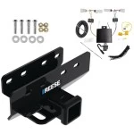Reese Trailer Tow Hitch For 21-27 Ford Bronco w/ LED Taillights w/ Plug & Play Wiring Kit Class 3 2" Receiver