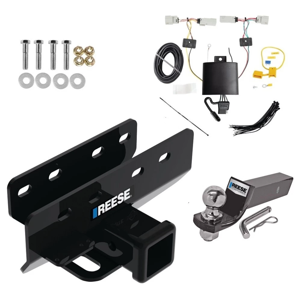Reese Trailer Tow Hitch For 21-27 Ford Bronco w/ LED Taillights Complete Package w/ Wiring and 2" Ball