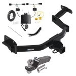 Tow Package For 21-23 KIA Sorento Trailer Hitch w/ Wiring 2" Drop Mount 2" Ball 2" Receiver Reese