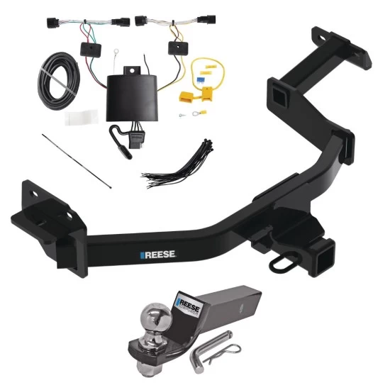 Tow Package For 21-23 KIA Sorento Trailer Hitch w/ Wiring 2" Drop Mount 2" Ball 2" Receiver Reese