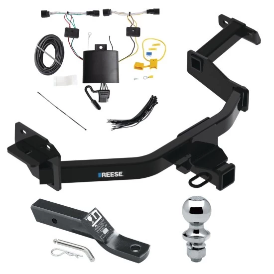 Reese Trailer Tow Hitch For 21-23 KIA Sorento Complete Package w/ Wiring Harness Kit 1-7/8" Ball