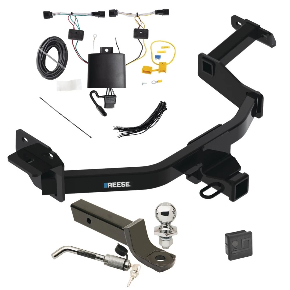 Reese Trailer Tow Hitch For 21-23 KIA Sorento Deluxe Package Wiring 2" Ball Mount and Lock