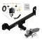 Reese Trailer Tow Hitch For 16-22 Mercedes-Benz GLC300 Exc Premium PKG Complete Package w/ Wiring and 2" Ball